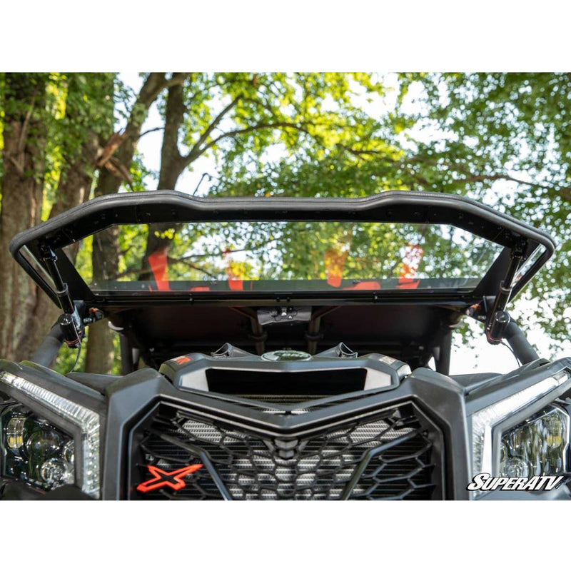 Load image into Gallery viewer, SuperATV 2017+ Can-Am Maverick X3 Maxdrive Power Flip Windshield
