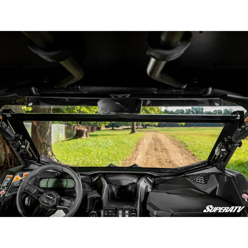 Load image into Gallery viewer, SuperATV 2017+ Can-Am Maverick X3 Maxdrive Power Flip Windshield
