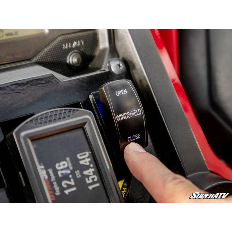 Load image into Gallery viewer, SuperATV - 2019+  Honda Talon 1000 Maxdrive Power Flip Windshield
