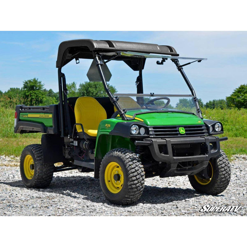 Load image into Gallery viewer, SuperATV John Deere Gator Scratch Resistant Flip Windshield
