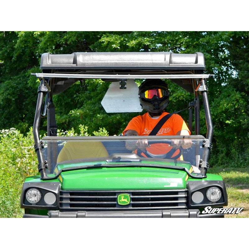 Load image into Gallery viewer, SuperATV John Deere Gator Scratch Resistant Flip Windshield
