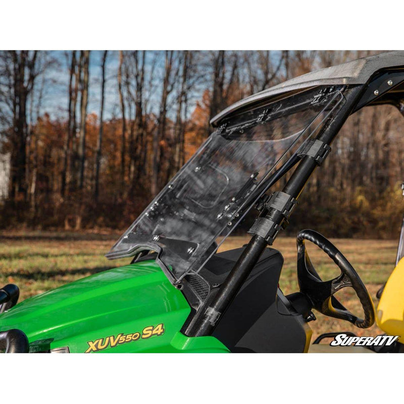 Load image into Gallery viewer, SuperATV John Deere Gator XUV560 Scratch-Resistant Flip Windshield

