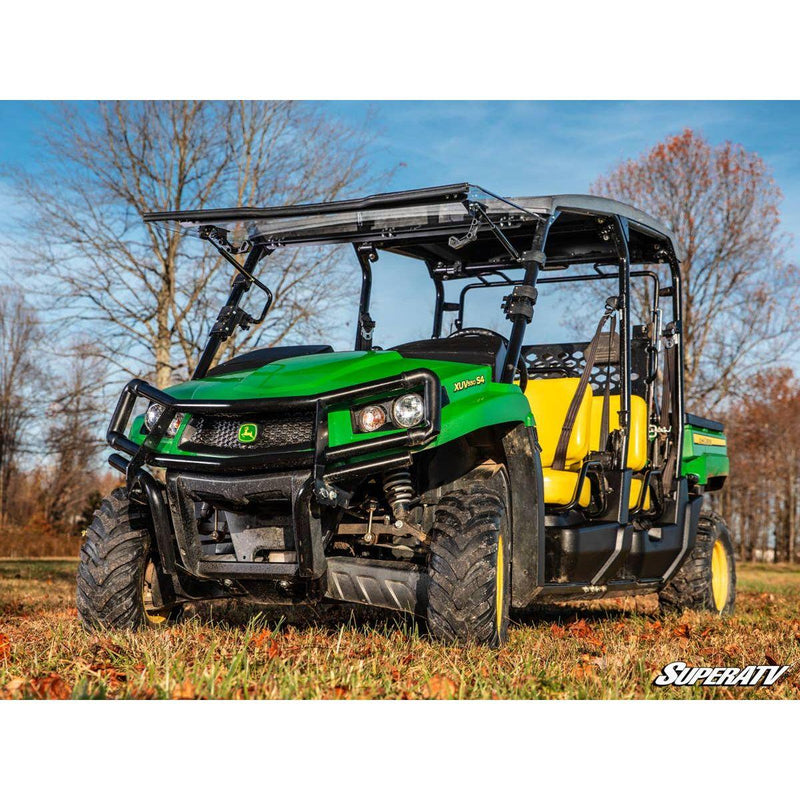 Load image into Gallery viewer, SuperATV John Deere Gator XUV590 Scratch-Resistant Flip Windshield
