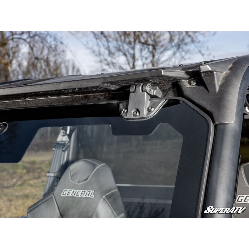 Load image into Gallery viewer, SuperATV - 2016+ Polaris General 1000 Max Drive Power Flip Glass Windshield
