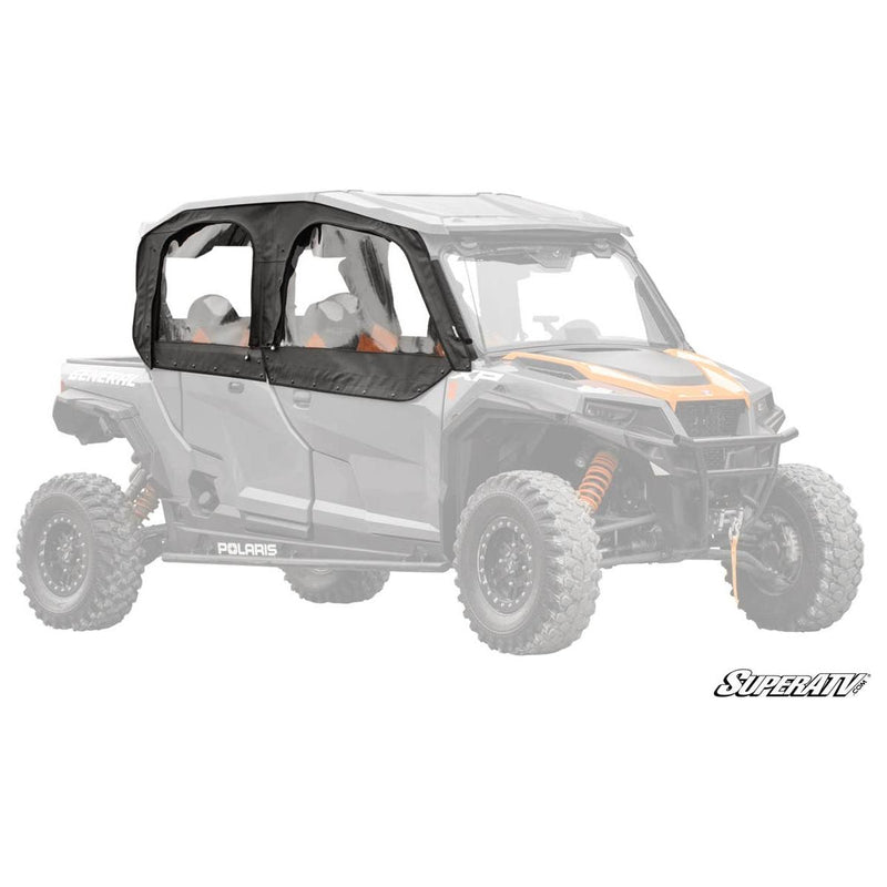 Load image into Gallery viewer, SuperATV - 2016+ Polaris General 1000 Primal Soft Cab Enclosure Upper Doors
