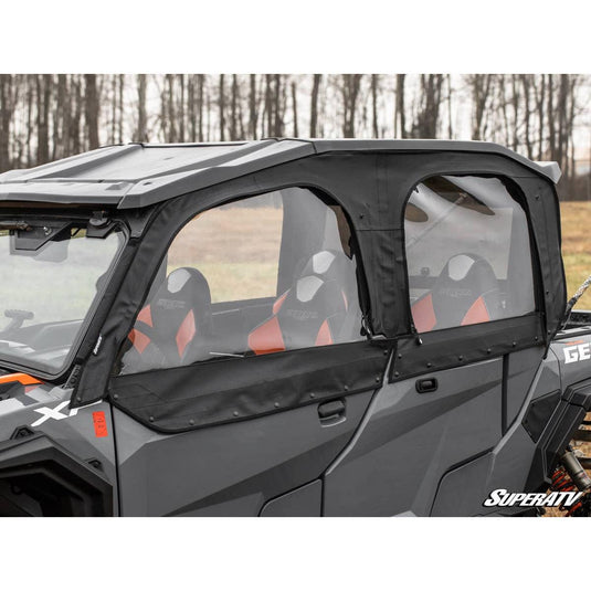SuperATV - 2016+ Polaris General 1000 Primal Soft Cab Enclosure Upper Doors
