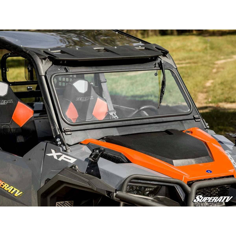 Load image into Gallery viewer, SuperATV - 2020+ Polaris General XP 1000 Flip-Down Glass Windshield
