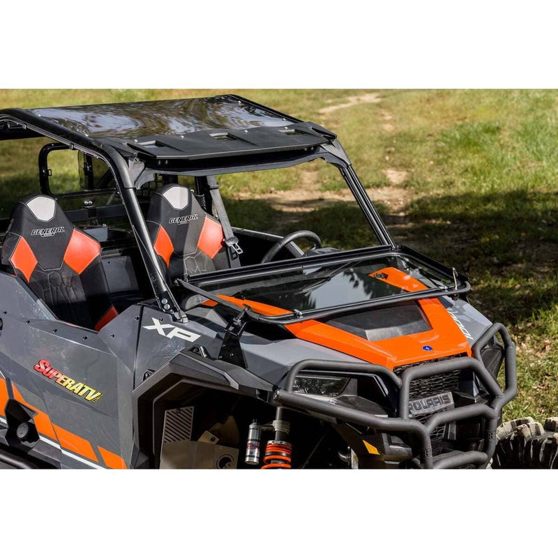Load image into Gallery viewer, SuperATV - 2020+ Polaris General XP 1000 Flip-Down Glass Windshield
