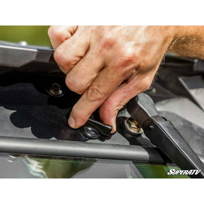 Load image into Gallery viewer, SuperATV - 2020+ Polaris General XP 1000 Flip-Down Glass Windshield
