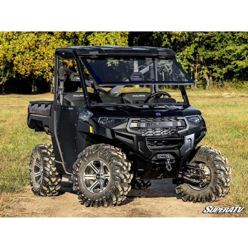 Load image into Gallery viewer, SuperATV 2020+ Polaris Ranger 1000 MaxDrive Power Flip Glass Windshield
