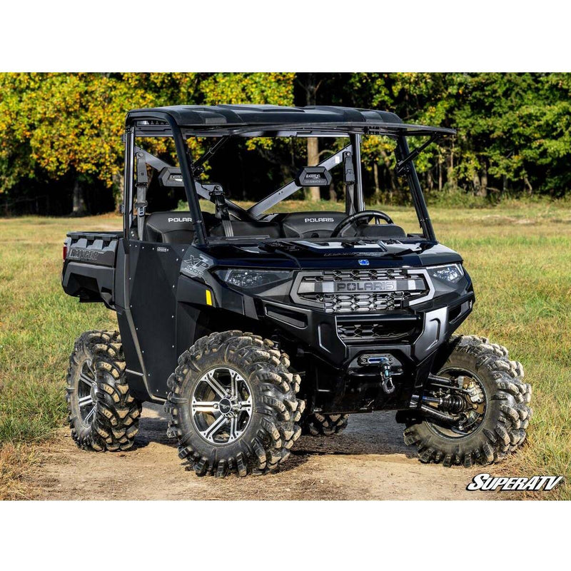 Load image into Gallery viewer, SuperATV 2020+ Polaris Ranger 1000 MaxDrive Power Flip Glass Windshield
