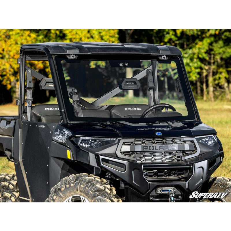 Load image into Gallery viewer, SuperATV 2020+ Polaris Ranger 1000 MaxDrive Power Flip Glass Windshield
