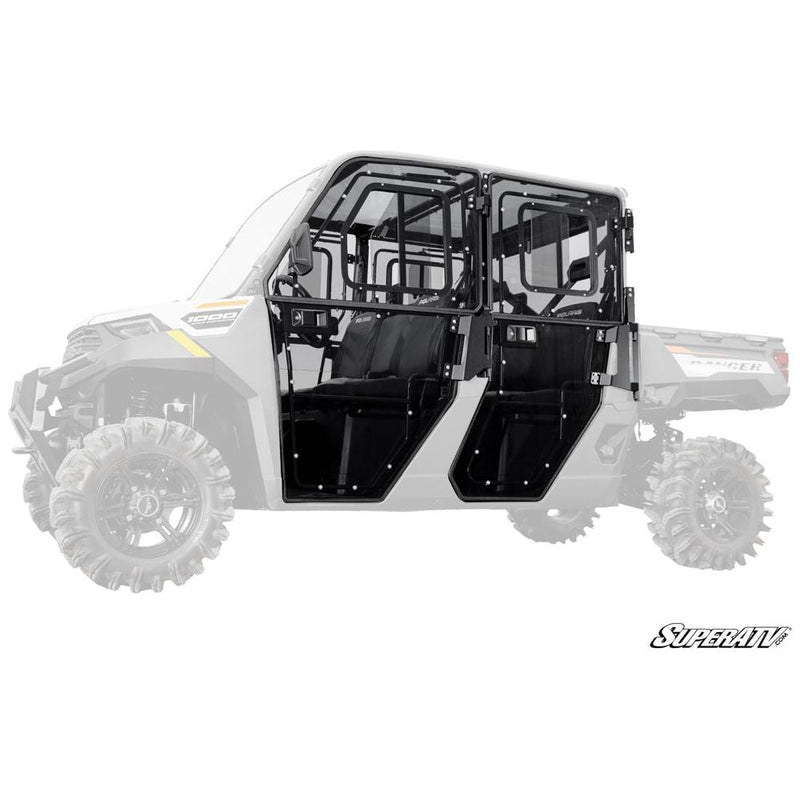 Load image into Gallery viewer, SuperATV 2020+ Polaris Ranger Crew 1000 Convertible Cab Enclosure Doors
