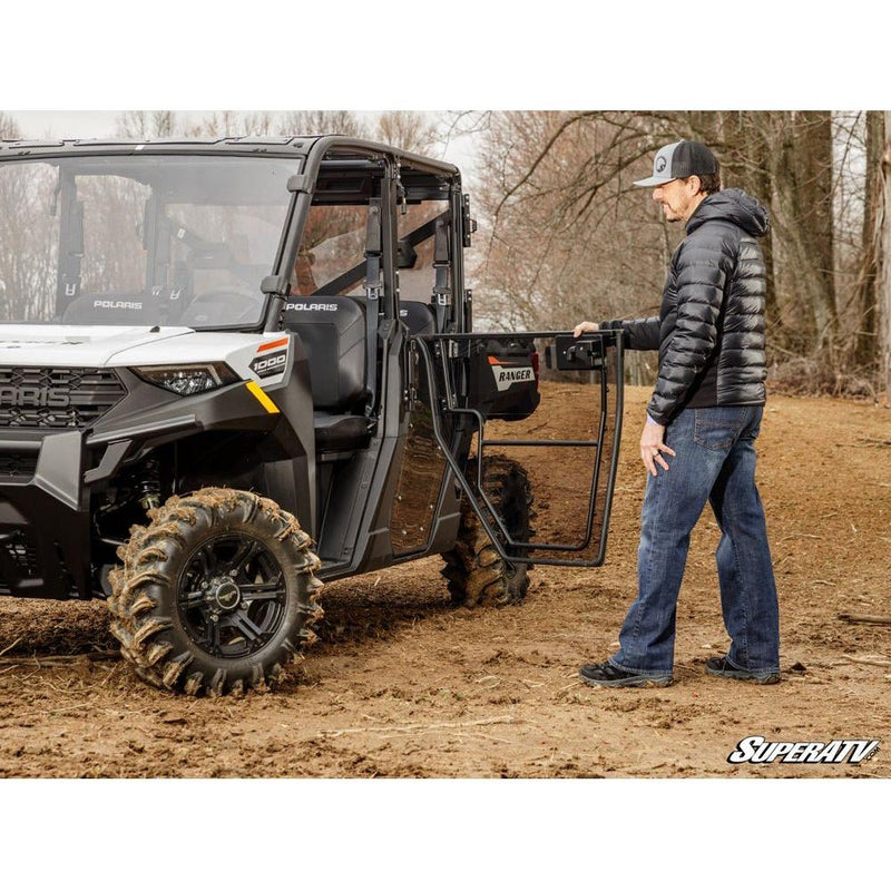 Load image into Gallery viewer, SuperATV 2020+ Polaris Ranger Crew 1000 Convertible Cab Enclosure Doors
