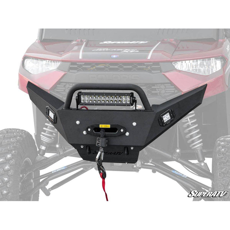 Load image into Gallery viewer, SuperATV 2019-2020 Polaris Ranger XP 1000 12,000 LB. Winch-Ready Front Bumper
