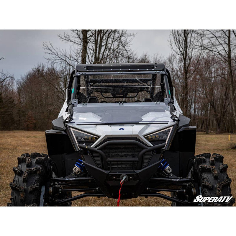 Load image into Gallery viewer, SuperATV- 2020+ Polaris RZR Pro XP Scratch Resistant Flip Down Windshield

