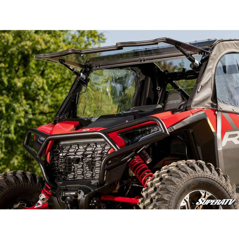 Load image into Gallery viewer, SuperATV 2024+ Polaris RZR XP Maxdrive Power Flip Windshield

