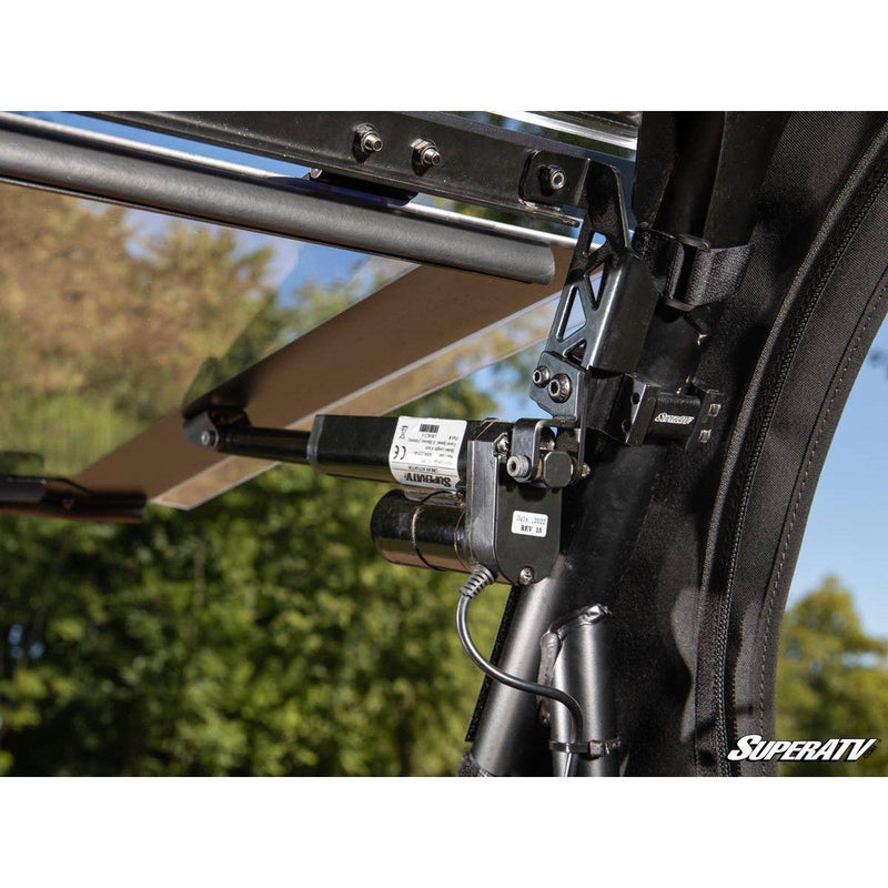 Load image into Gallery viewer, SuperATV 2024+ Polaris RZR XP Maxdrive Power Flip Windshield
