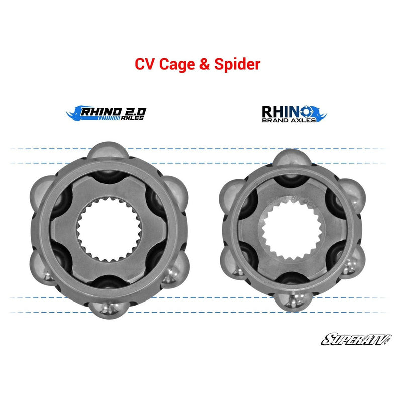 Load image into Gallery viewer, SuperATV Rhino 2.0 Polaris RZR XP Turbo S Heavy Duty Axles
