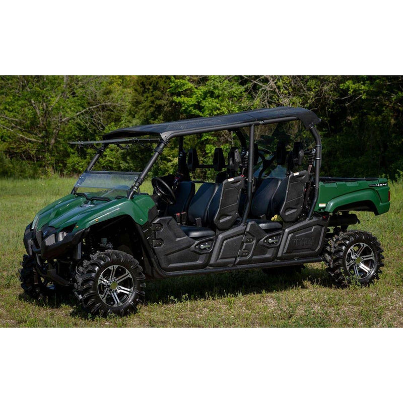 Load image into Gallery viewer, SuperATV 2014+ Yamaha Viking Scratch Resistant Flip Windshield
