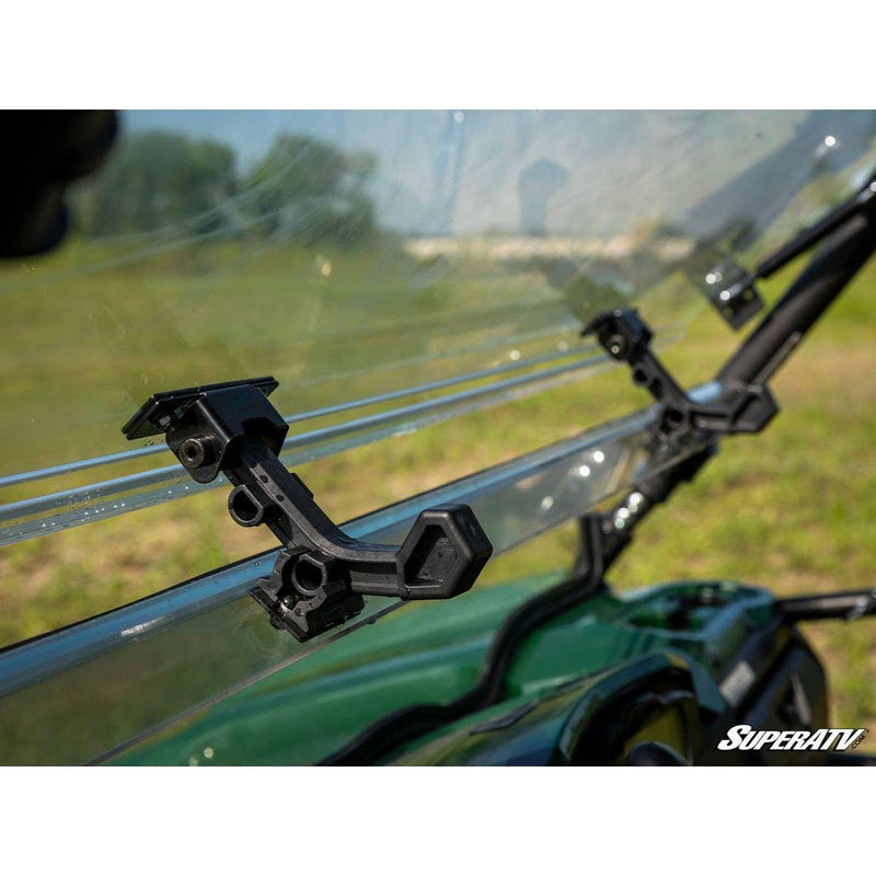 Load image into Gallery viewer, SuperATV 2014+ Yamaha Viking Scratch Resistant Flip Windshield
