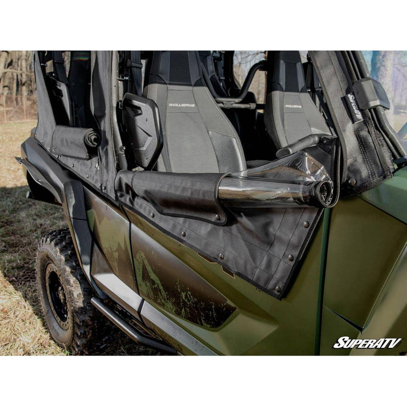 Load image into Gallery viewer, SuperATV 2021+ Yamaha Wolverine RMAX 1000 Primal Soft Cab Enclosure Upper Doors

