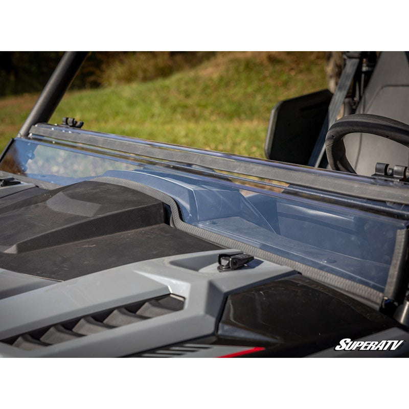 Load image into Gallery viewer, SuperATV Yamaha Wolverine RMAX Scratch Resistant Flip Windshield
