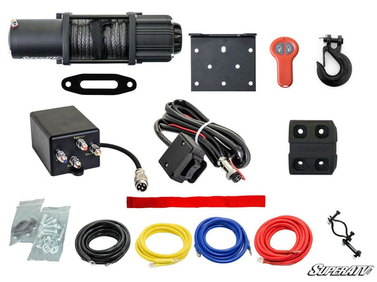 SuperATV Winch Mounting Plate for Polaris Ranger XP 1000