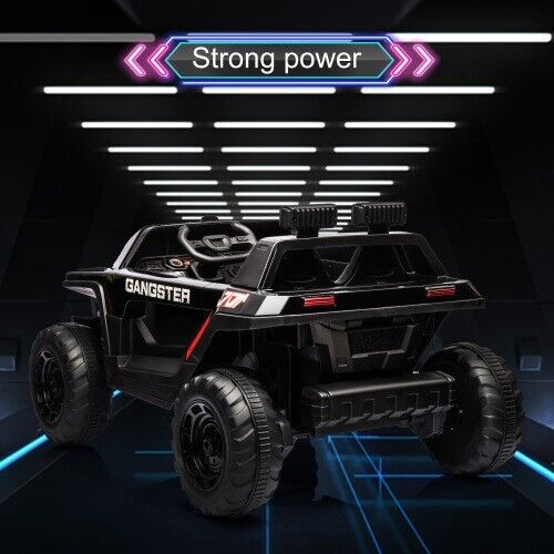 Load image into Gallery viewer, Supercharged Leather Seat 4-Wheel Kids Ride-On Car with Dual 200W Motors - 24V, 7A, 200W x 2
