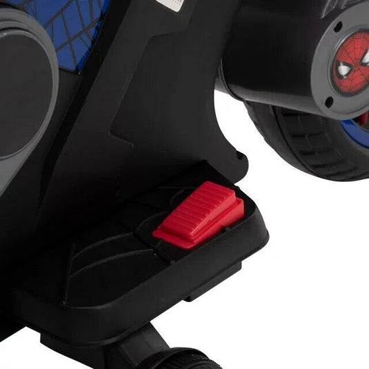 Superhero Spider Motorcycle Ride-On: 6V Battery-Powered Toy for Kids Ages 3 and Up