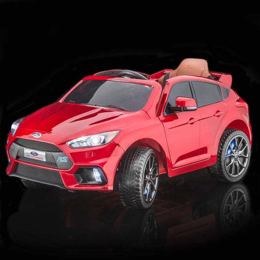 Licensed Ford Focus RS Kids Ride-On Car in Race Red