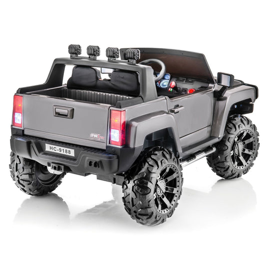 12V 4x4 Kids Ride-On Vehicle Warrior Model in Gloss Gray