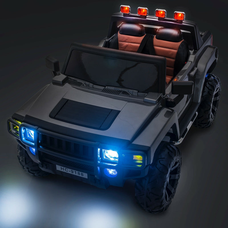 Load image into Gallery viewer, 12V 4x4 Kids Ride-On Vehicle Warrior Model in Gloss Gray
