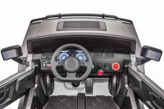 12V 4x4 Kids Ride-On Vehicle Warrior Model in Gloss Gray