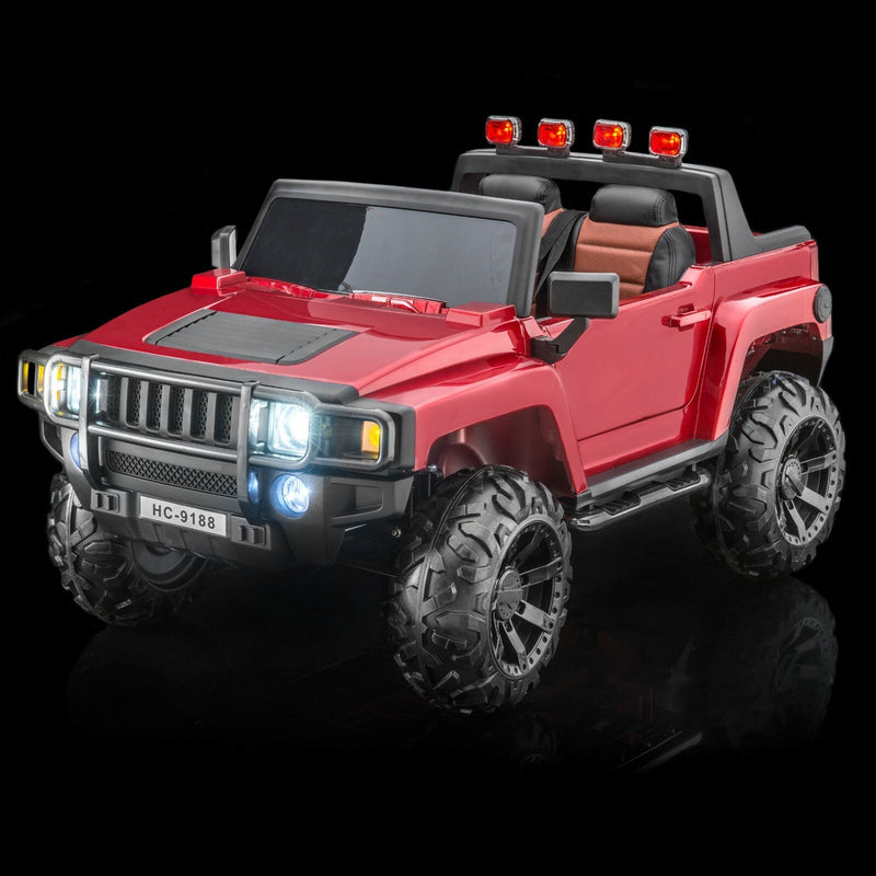 Load image into Gallery viewer, 12V 4x4 Kids Ride-On Vehicle Glossy Red Warrior Model

