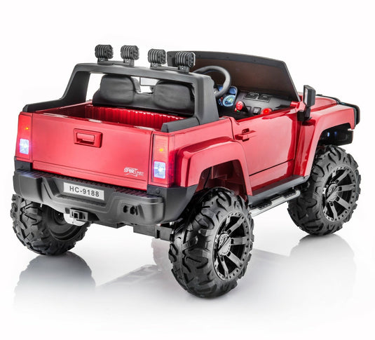 12V 4x4 Kids Ride-On Vehicle Glossy Red Warrior Model