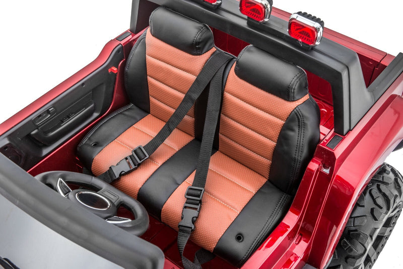 Load image into Gallery viewer, 12V 4x4 Kids Ride-On Vehicle Glossy Red Warrior Model
