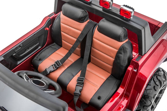 12V 4x4 Kids Ride-On Vehicle Glossy Red Warrior Model