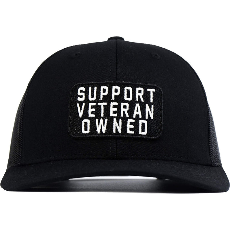 Load image into Gallery viewer, Support Veteran Owned Patch Mid-Profile Mesh Snapback
