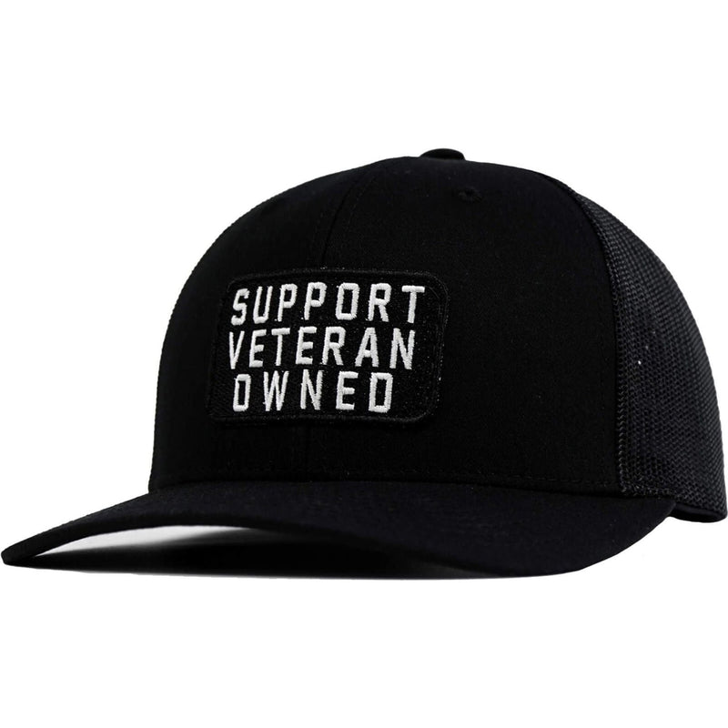 Load image into Gallery viewer, Support Veteran Owned Patch Mid-Profile Mesh Snapback
