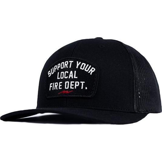 Support Your Local Fire Dept. Patch Snapback Hat