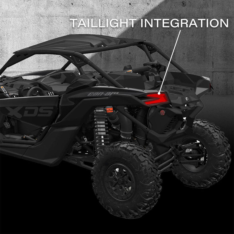 Load image into Gallery viewer, Turn-Signal Plug-&amp;-Play Kit | 2017-2026 Can-Am X3 | Sequential Front Fang Lights w/Taillight Integration
