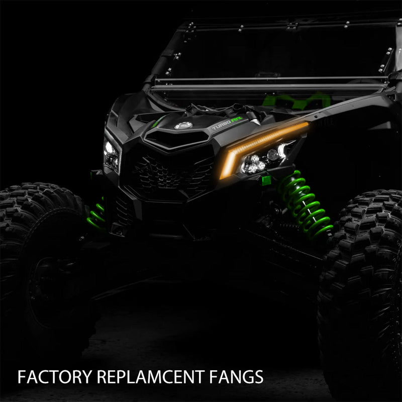 Load image into Gallery viewer, Turn-Signal Plug-&amp;-Play Kit | 2017-2026 Can-Am X3 | Sequential Front Fang Lights w/Taillight Integration
