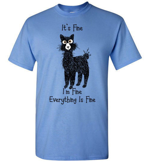 Load image into Gallery viewer, t-shirt: Alpaca I&#39;m Fine Short-Sleeve
