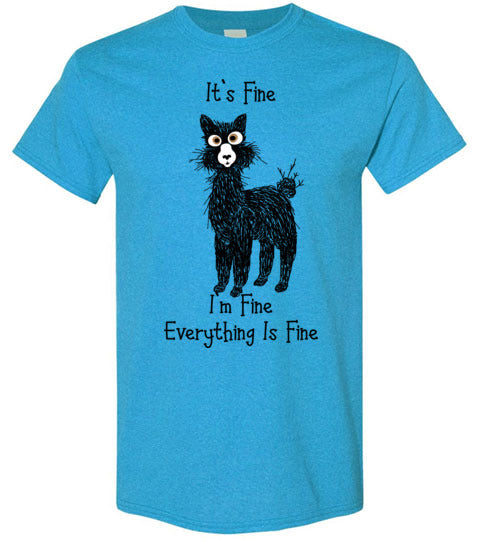 Load image into Gallery viewer, t-shirt: Alpaca I&#39;m Fine Short-Sleeve
