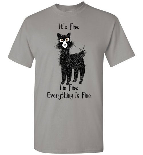 Load image into Gallery viewer, t-shirt: Alpaca I'm Fine Short-Sleeve
