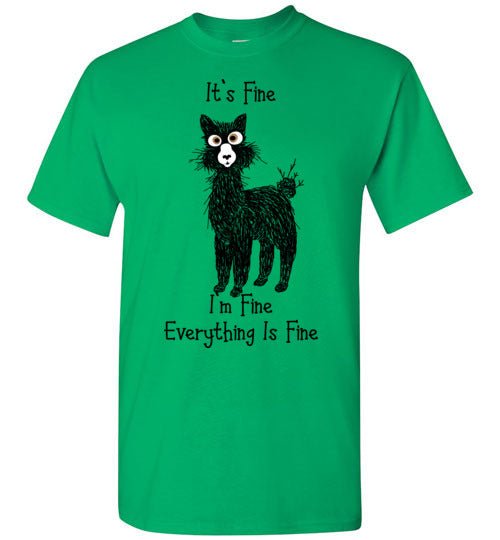 Load image into Gallery viewer, t-shirt: Alpaca I'm Fine Short-Sleeve
