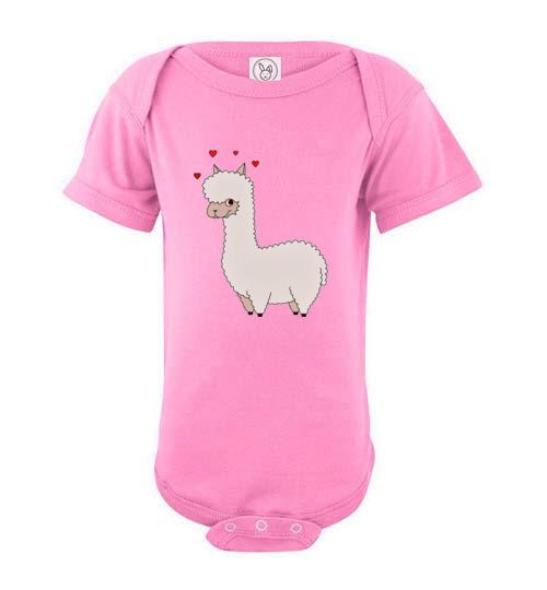 Load image into Gallery viewer, t-shirt: Alpaca Love Infant Fine Jersey Bodysuit Onesie
