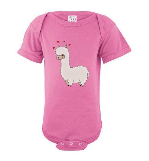 Load image into Gallery viewer, t-shirt: Alpaca Love Infant Fine Jersey Bodysuit Onesie
