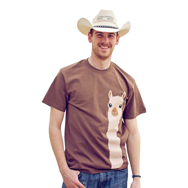 Load image into Gallery viewer, t-shirt: Alpaca Watching
